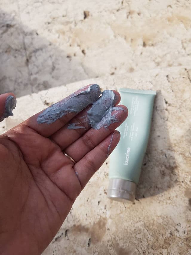 Luxcrime Charcoal Mint Mud Mask review photo by Xaabara