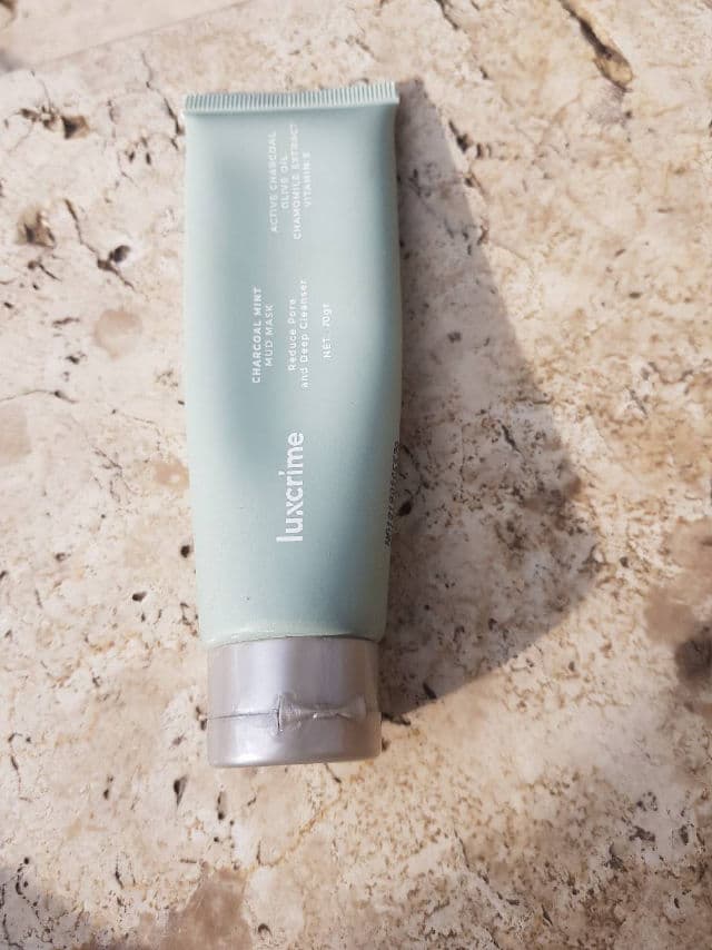 Luxcrime Charcoal Mint Mud Mask review photo by Xaabara