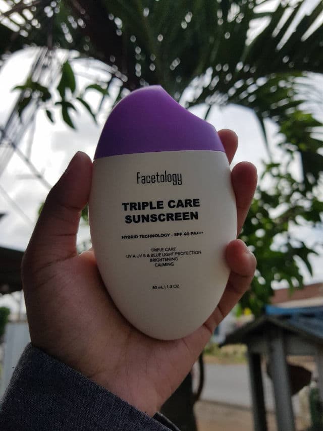 Facetology Triple Care Sunscreen SPF 40 PA+++ review photo by Xaabara