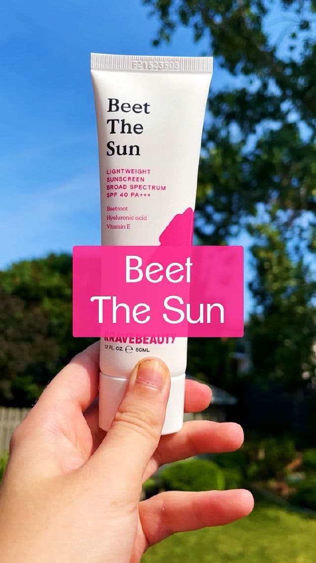 Krave Beauty Beet The Sun SPF 40 PA+++ review photo by perfectlyimperfect