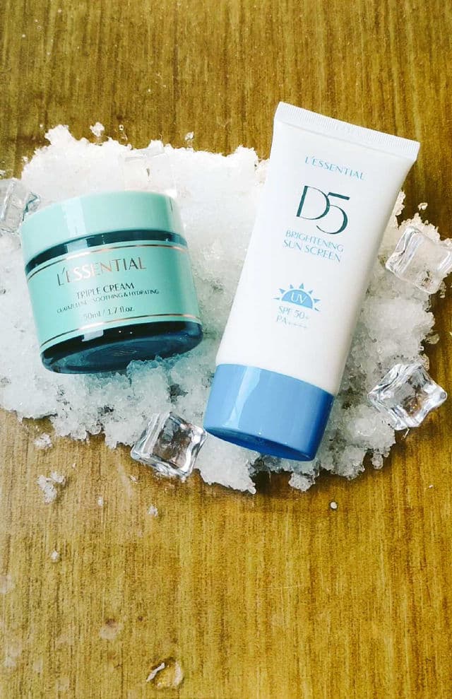L'ESSENTIAL D5 Brightening Sunscreen SPF50+ PA++++ review photo by wulandzil