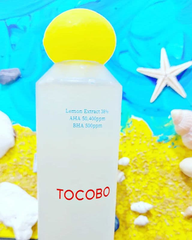 Tocobo AHA BHA Lemon Toner review photo by wendywdeng