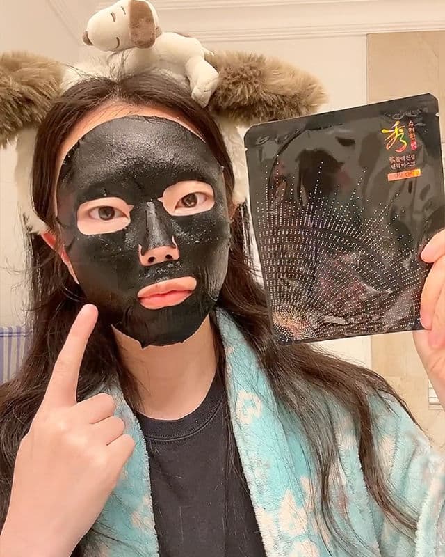 Sooryehan Black Ginseng Firming Mask review photo by wendywdeng