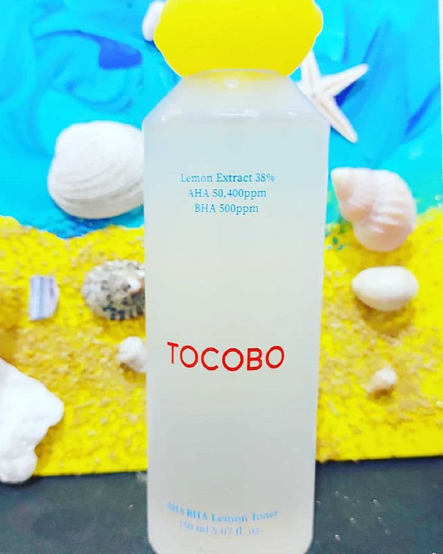 Tocobo AHA BHA Lemon Toner review photo by wendywdeng
