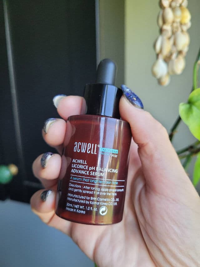 ACWELL Licorice pH Balancing Advance Serum review photo by NessaCares