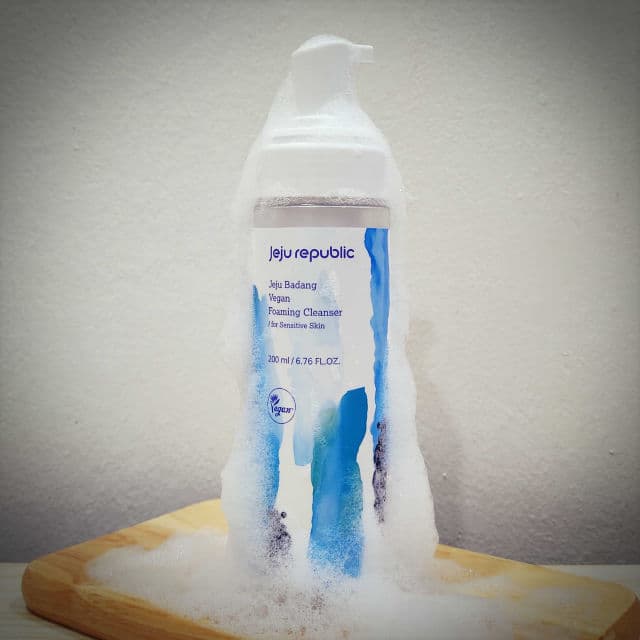 Jeju Republic Jeju Badang Vegan Foaming Cleanser review photo by danielwonderland