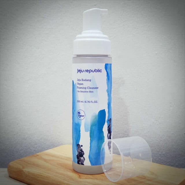 Jeju Republic Jeju Badang Vegan Foaming Cleanser review photo by danielwonderland