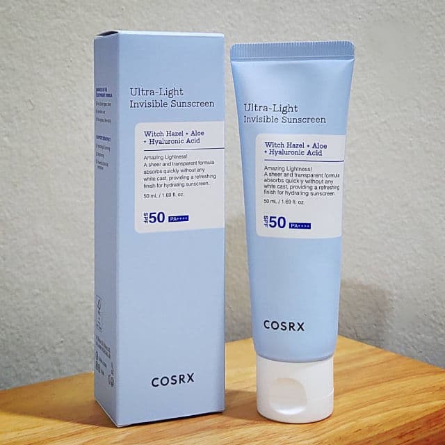 COSRX Ultra-Light Invisible Sunscreen SPF50 PA++++ review photo by danielwonderland