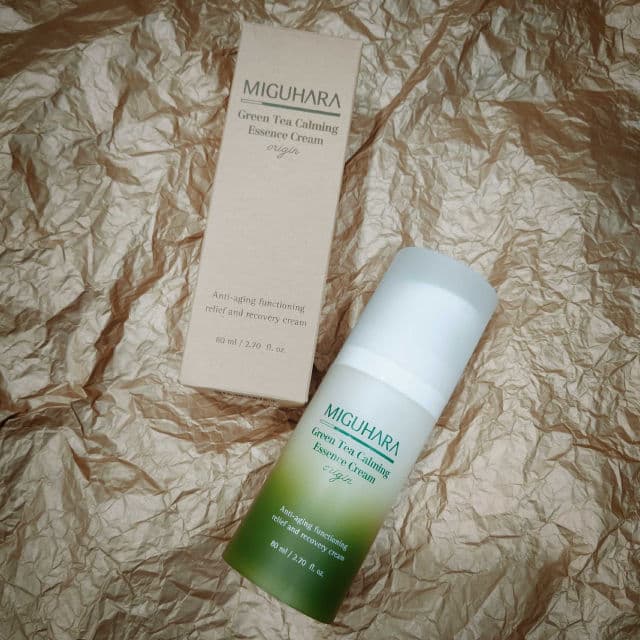 Miguhara Green Tea Calming Essence Cream - Origin review photo by danielwonderland