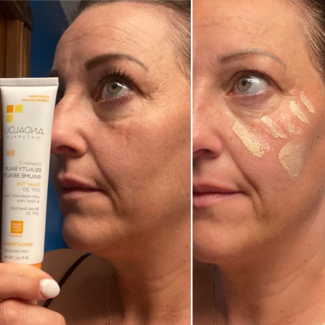 Andalou Naturals Brightening Vitamin C BB Beauty Balm Sheer Tint SPF 30 review photo by Debbiem81samples 