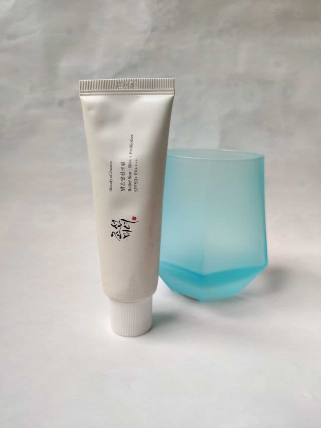 BEAUTY OF JOSEON Relief Sun Rice + Probiotics SPF50+ PA++++ review photo by aruneka