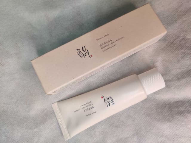 BEAUTY OF JOSEON Relief Sun Rice + Probiotics SPF50+ PA++++ review photo by aruneka