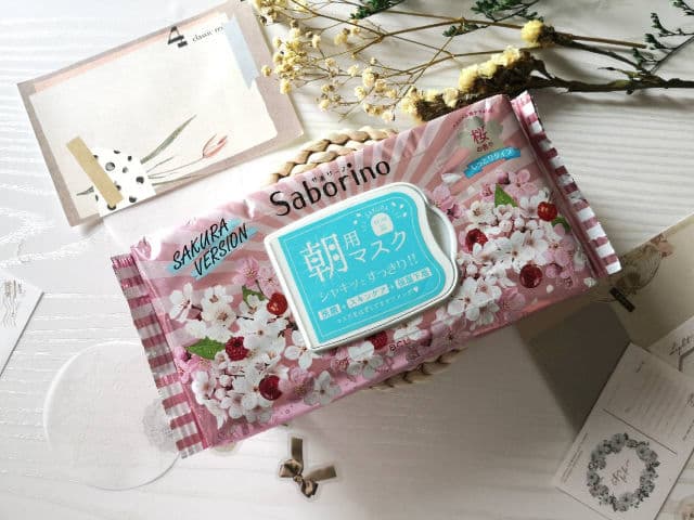 Saborino Morning Care Face Mask (Cherry Blossom) review photo by kaoriskincarejournal