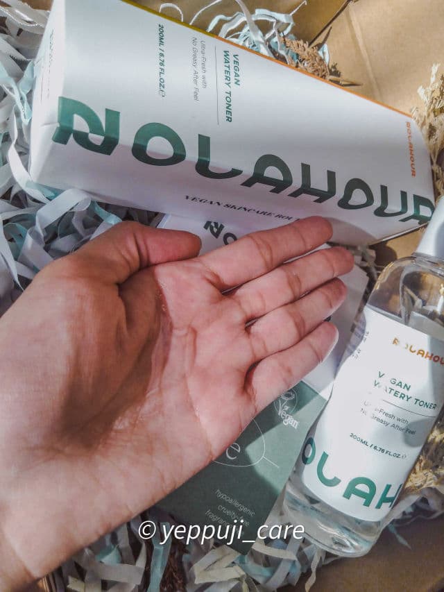 NolaHour Vegan Watery Toner review photo by yeppujicare