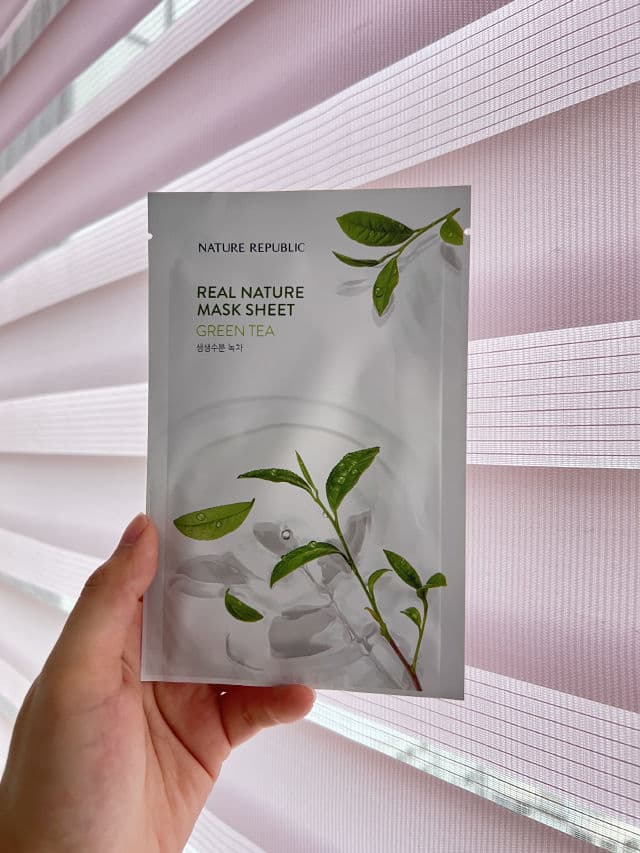 NATURE REPUBLIC Real Nature Green Tea Mask Sheet review photo by Cath
