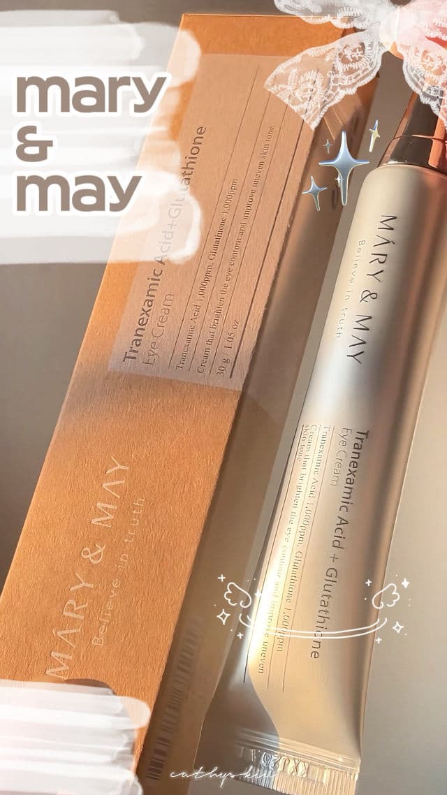 Mary&May Tranexamic Acid + Glutathione Eye Cream review photo by Cath