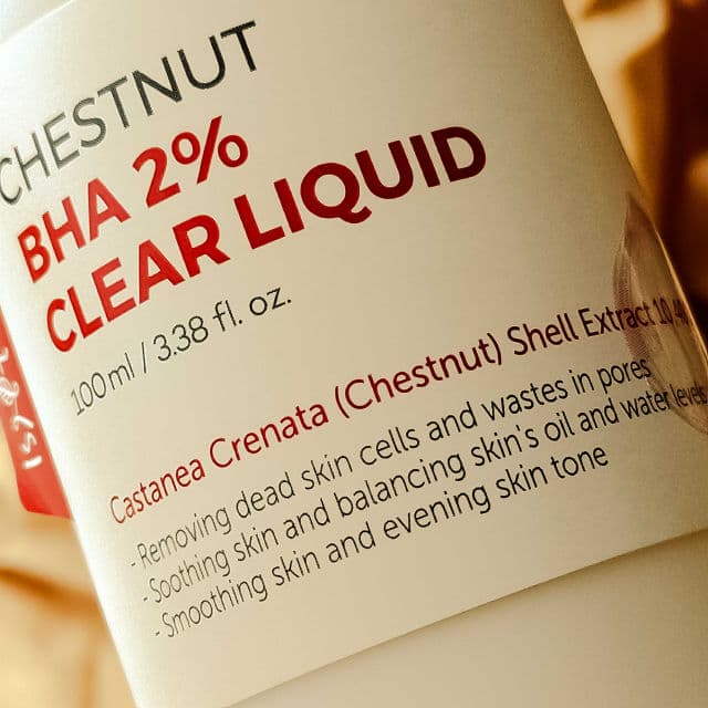 ISNTREE Chestnut BHA 2% Clear Liquid review photo by skinvenue
