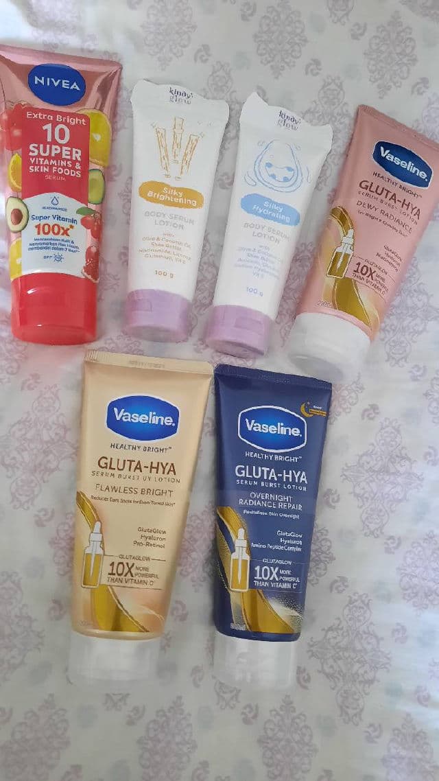 Vaseline Gluta-Hya Serum Burst Lotion Overnight Radiance Repair review photo by nisrulrul