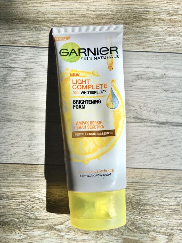 Garnier Light Complete White Speed Brightening Foam review photo by allboutskinann