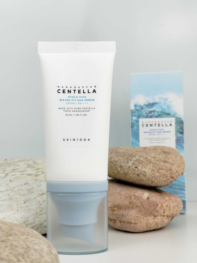 SKIN1004 Madagascar Centella Hyalu-Cica Water-Fit Sun Serum SPF50+ PA++++ review photo by beautyfriya