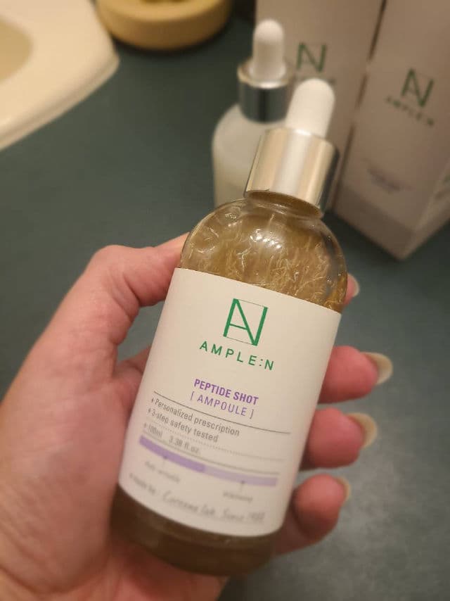 AMPLE:N Peptide Shot Ampoule review photo by Samplegeek