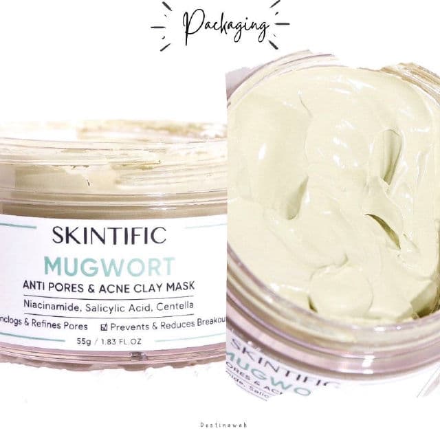 Skintific Mugwort Anti Pores & Acne Clay Mask review photo by Destinawah