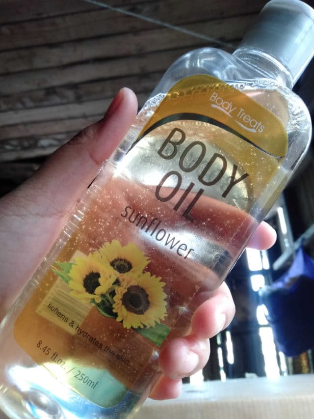 Body Treats Sunflower Body Oil review photo by itsmecelest