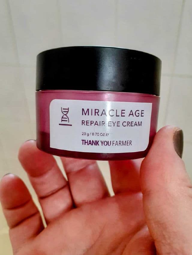 THANK YOU FARMER Miracle Age Repair Eye Cream review photo by Codermary 