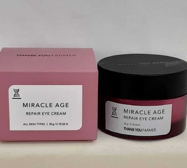 THANK YOU FARMER Miracle Age Repair Eye Cream review photo by Codermary 