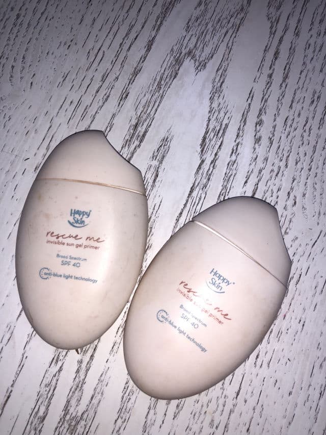 Happy Skin Rescue Me Invisible Sun Gel Primer Broad Spectrum SPF 40 review photo by Eskiq
