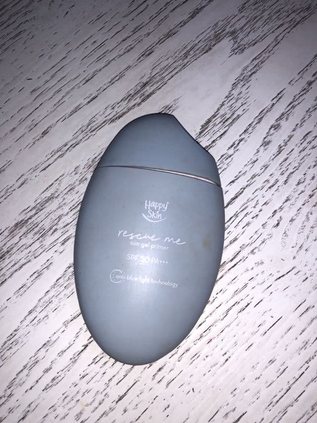 Happy Skin Rescue Me Sun Gel Primer SPF 50 PA+++ with Anti-Blue Light Technology review photo by Eskiq