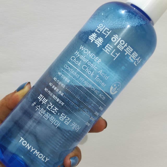TONYMOLY Wonder Hyaluronic Acid Chok Chok Toner review photo by curlycurves