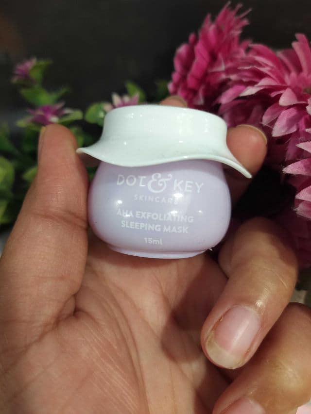 Dot & Key AHA Exfoliating Sleeping Mask review photo by LaashBeautyTalks