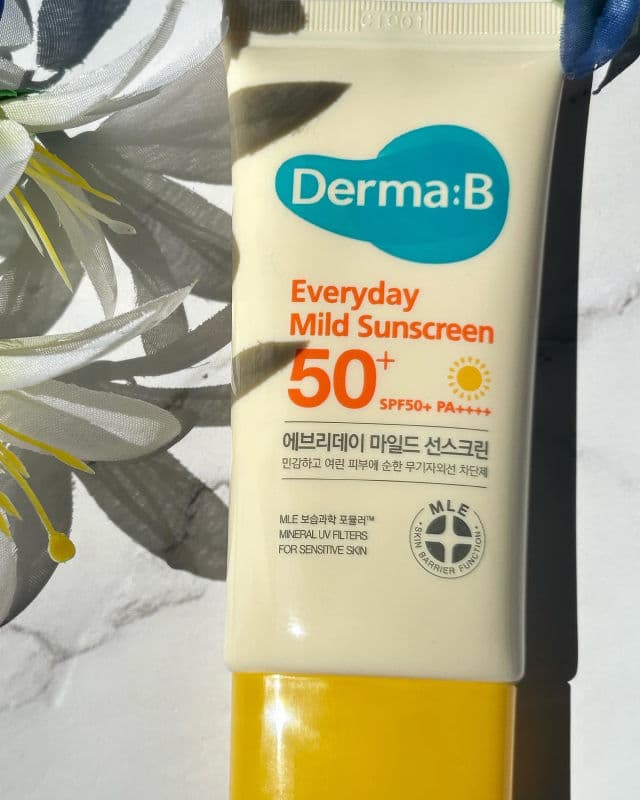 Derma B Everyday Mild Sunscreen SPF50+ PA++++ review photo by saadiqua