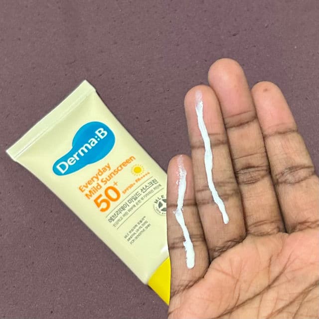 Derma B Everyday Mild Sunscreen SPF50+ PA++++ review photo by saadiqua