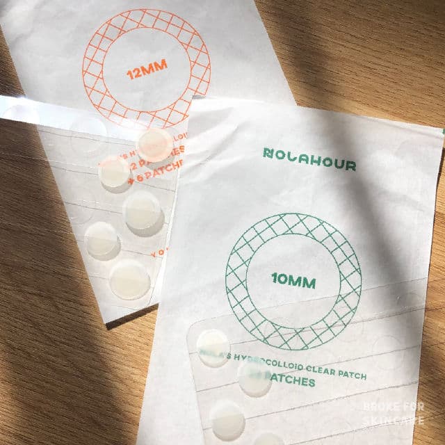 NolaHour Hydrocolloid Clear Soothing Pimple Patch for Acne Recovery Stage review photo by brokeforskincare