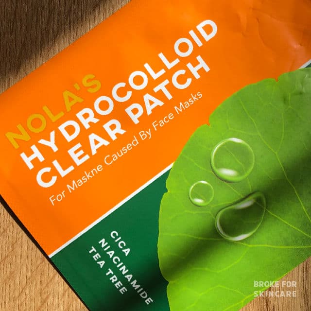 NolaHour Hydrocolloid Clear Soothing Pimple Patch for Acne Recovery Stage review photo by brokeforskincare