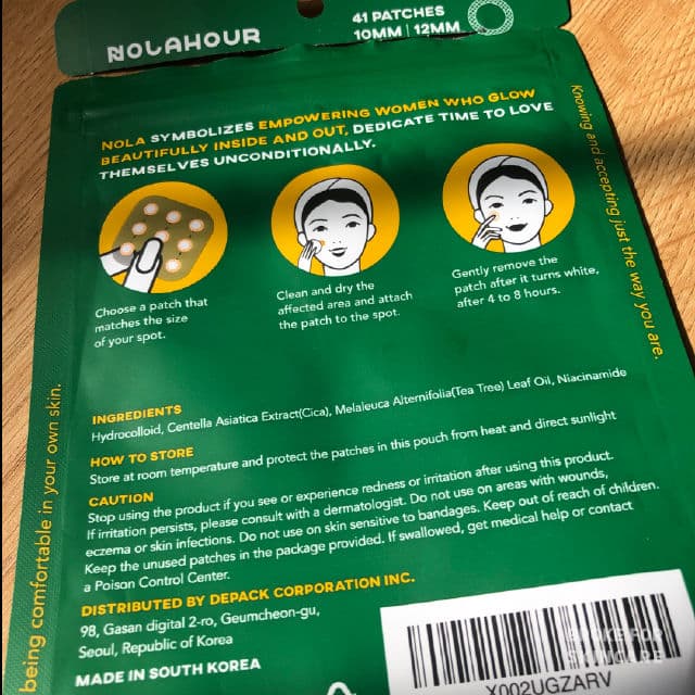 NolaHour Hydrocolloid Clear Soothing Pimple Patch for Acne Recovery Stage review photo by brokeforskincare