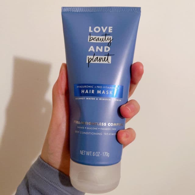 Love Beauty and Planet Coconut Water & Mimosa Flower Deep Conditioning Hair Mask review photo by purplerain9