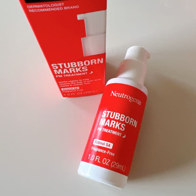 Neutrogena Stubborn Marks PM Treatment with Retinol SA review photo by purplerain9