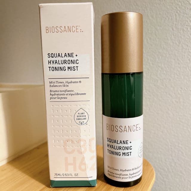 Biossance Squalane + Hyaluronic Toning Mist review photo by purplerain9