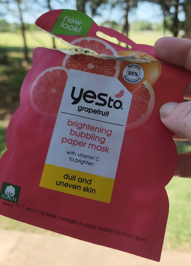 Yes To Grapefruit Bubbling Paper Mask review photo by SarriK