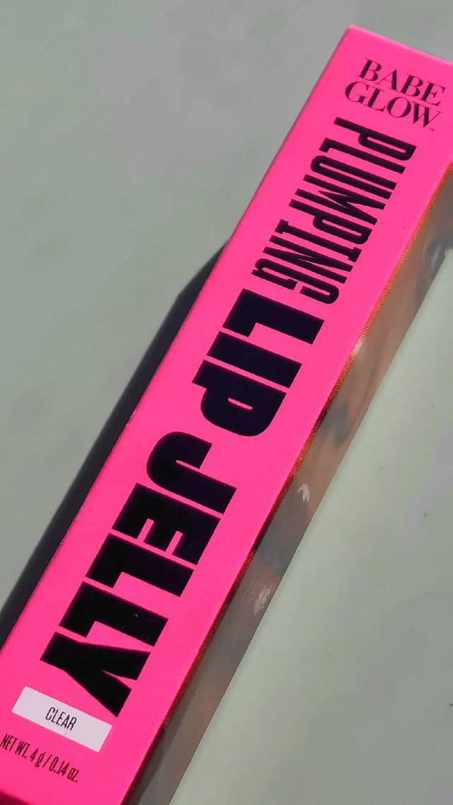 Babe Original Babe Glow Lip Plumping Jelly - Clear review photo by SarriK