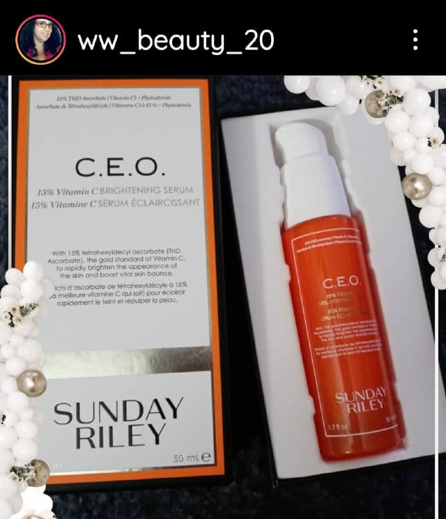 Sunday Riley C.E.O 15% Vitamin C Brightening Serum review photo by LOLABEAUTY