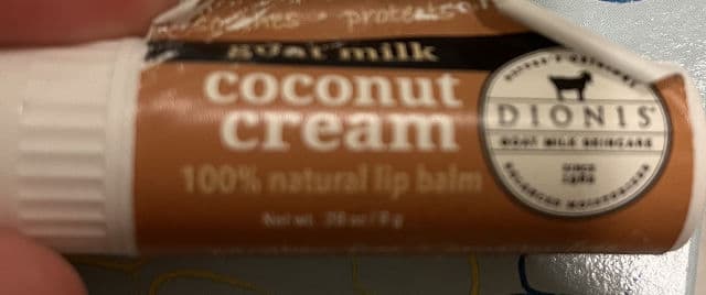 Dionis Coconut Cream Goat Milk Lip Balm review photo by MMtrynew