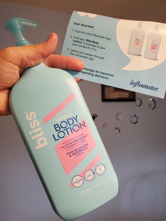 Bliss Cloud 9 Pink Blossom & Water Lily Body Lotion review photo by Twapslove