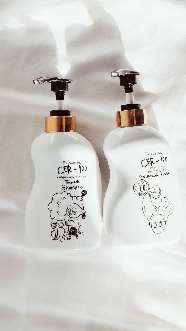 ELIZAVECCA CER-100 Collagen Coating Hair Muscle Treatment Rinse	 review photo by lanubedejuanilp