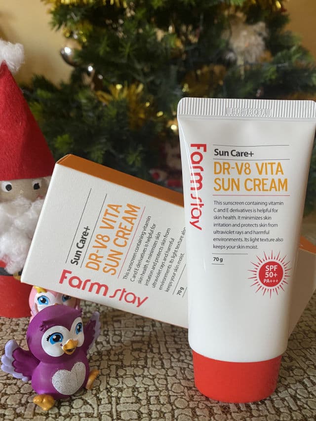 Farmstay DR-V8 Vita Sun Cream review photo by mariposasinalass