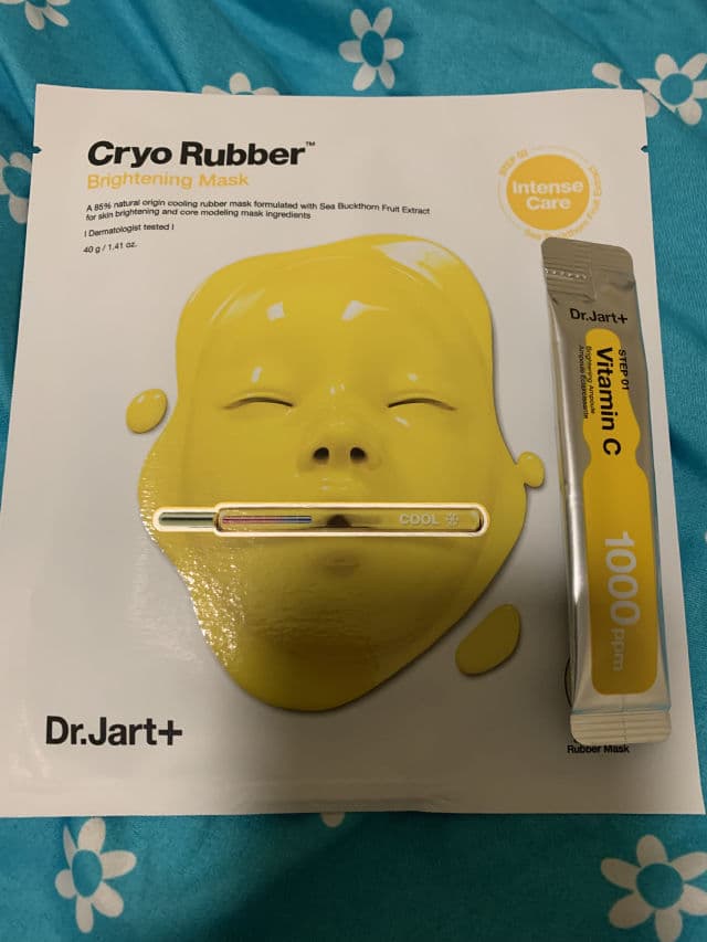 Dr. Jart+ Cryo Rubber™ with Brightening Vitamin C - Cryo Rubber Brightening Mask review photo by priyajustin8