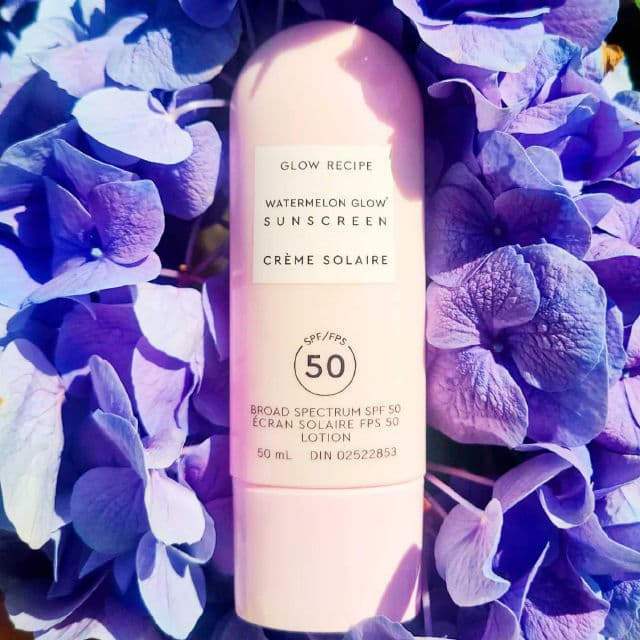 Glow Recipe Watermelon Glow Niacinamide Sunscreen SPF 50 review photo by canadianskincare
